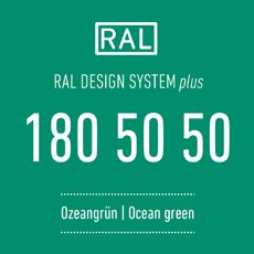 RAL 180 50 50 Ocean green